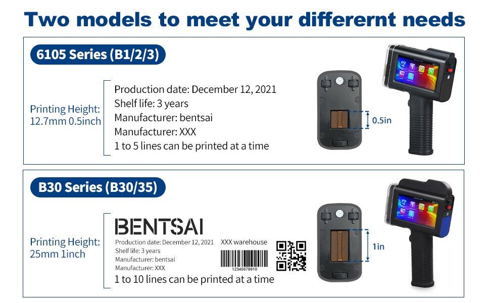 BENTSAI | B35 Portable Mobile Handheld Label Printer Gun